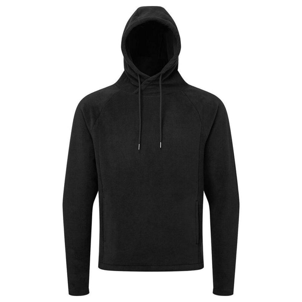 TriDri Mens Microfleece Hoodie / Black